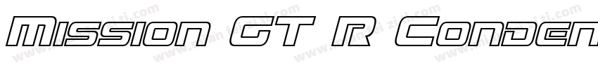 Mission GT R Condensed Regular字体转换 Mission GT R Condensed Regular字体转换